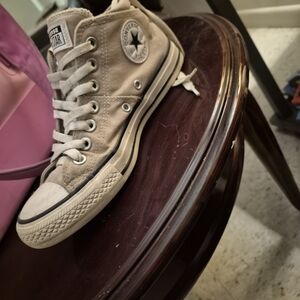 Converse Chuck Taylor High Top Sneakers - Beige